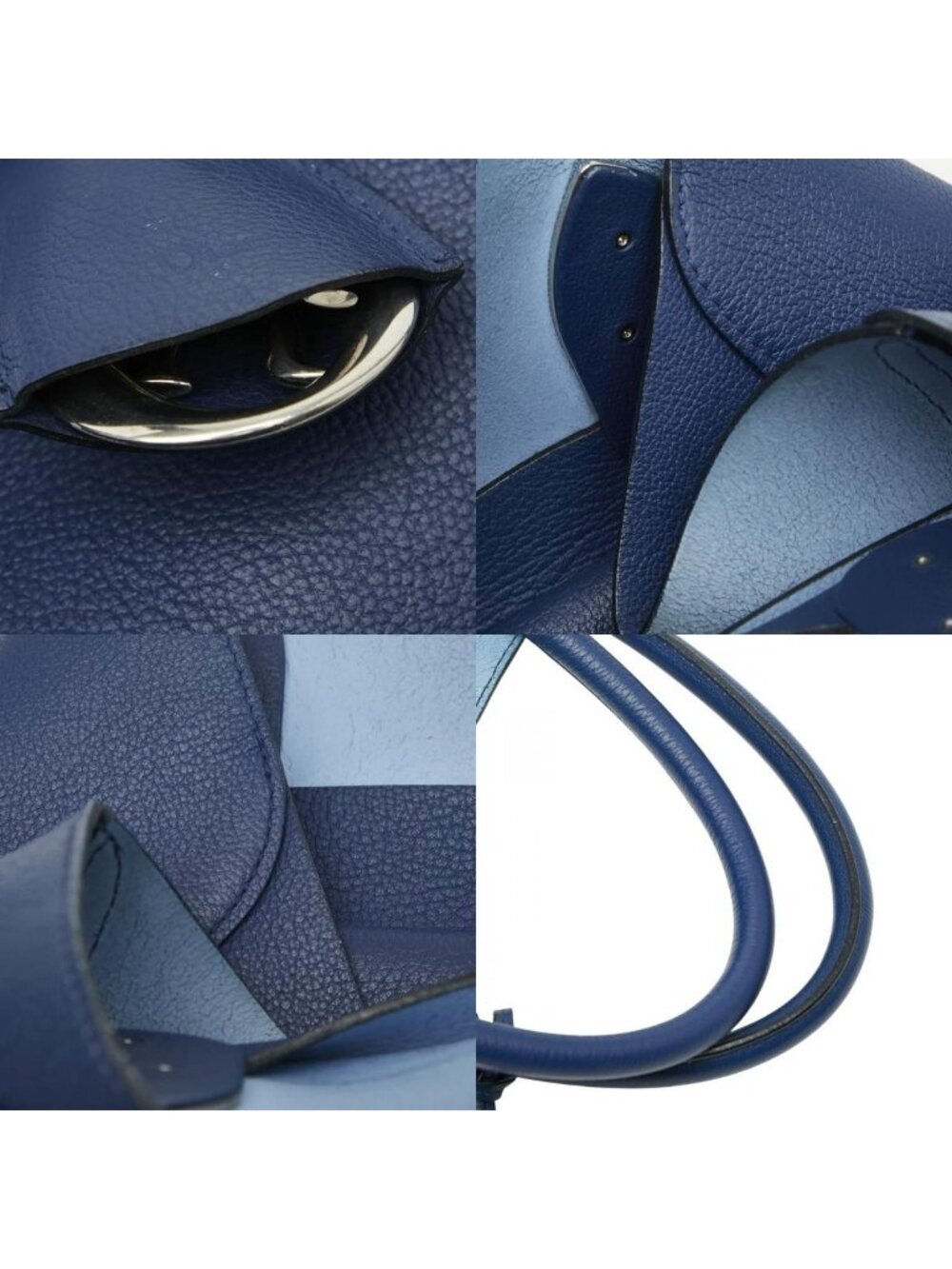 Dior Opunba Tote Navy Leather - Picture 9 of 10